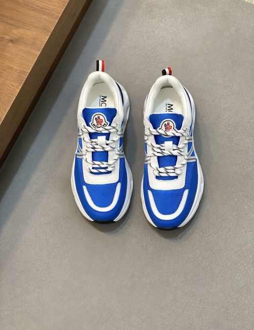 Moncler Stitched Leather TPU Sole Sneakers