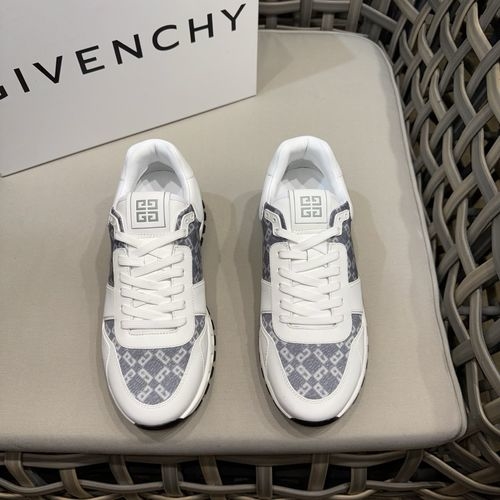 Givenchy Matte Leather Casual Shoes With GVC Detail