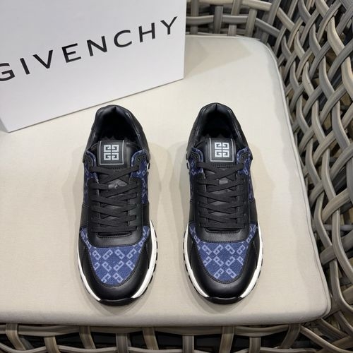 Givenchy Matte Leather Casual Shoes With GVC Detail