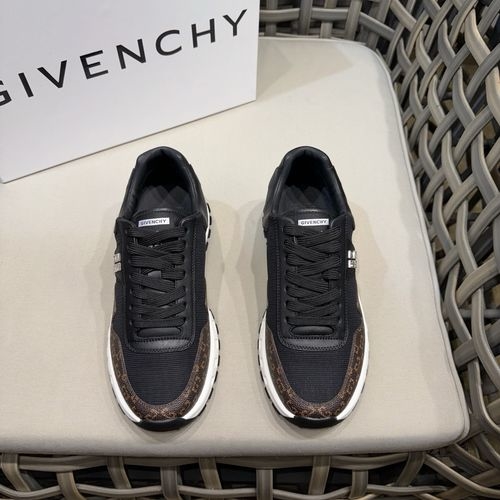Givenchy Matte Leather Casual Shoes With GVC Detail