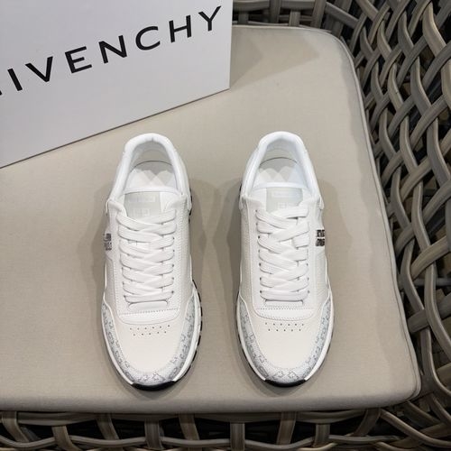 Givenchy Matte Leather Casual Shoes With GVC Detail