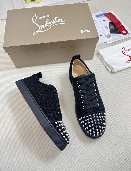 Christian Louboutin Low-top Spike Red Sole Shoes