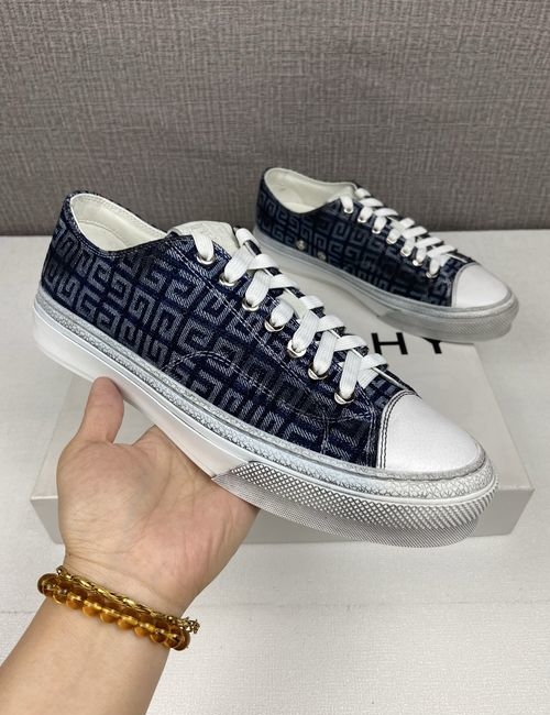 Givenchy City Series Distressed Denim Sneakers