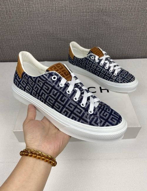 Givenchy City Series Denim Low-top Sneakers