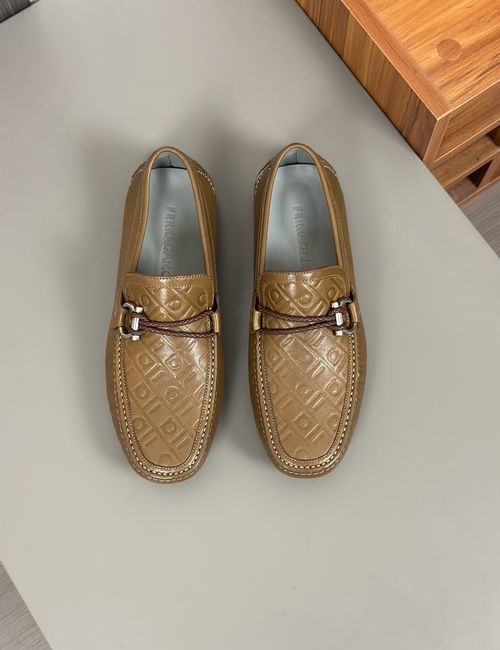 Ferragamo Slip-on Loafers With Rubber Outsole