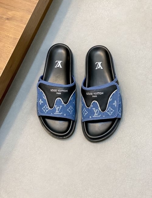 Louis Vuitton LV Bread Slides Soft Sole Adjustable Strap