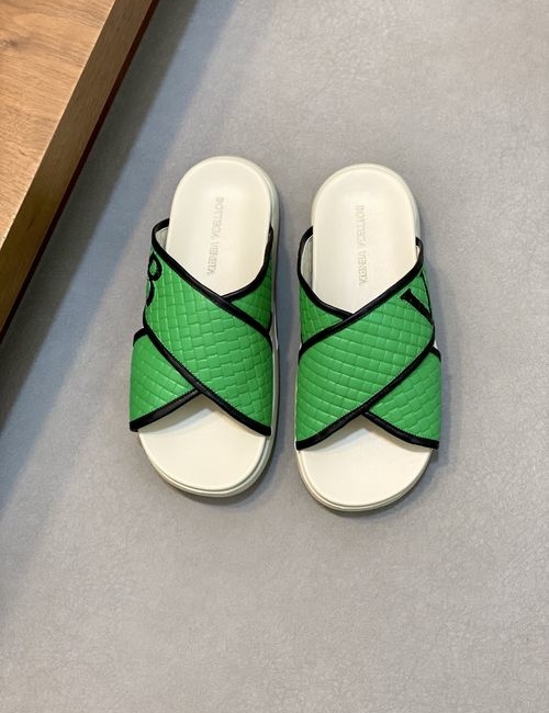 Bottega Veneta BV Italian Cowhide Upper Original Outsole Slippers