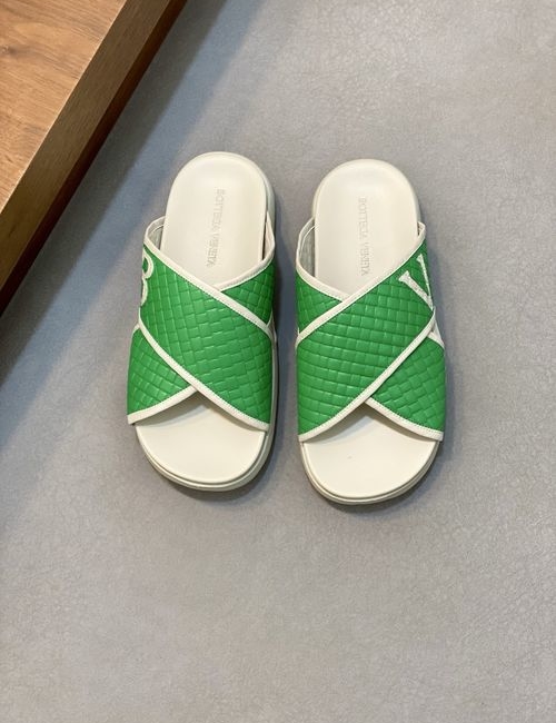 Bottega Veneta BV Italian Cowhide Upper Original Outsole Slippers