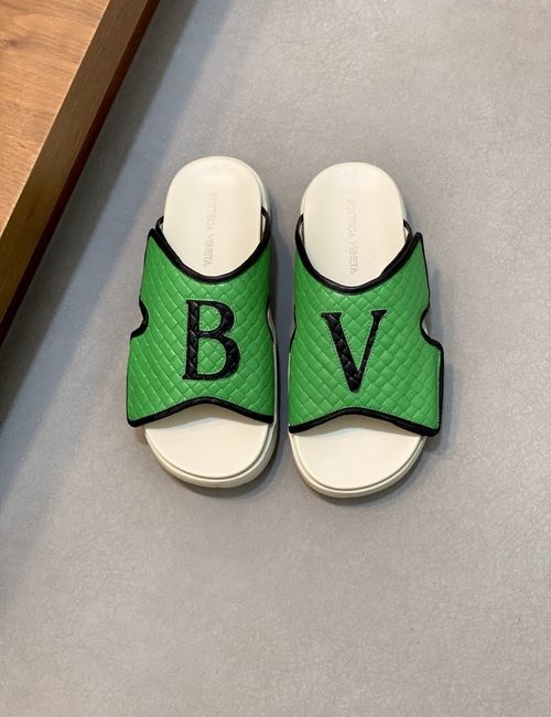 Bottega Veneta BV Italian Cowhide Upper Original Outsole Slippers