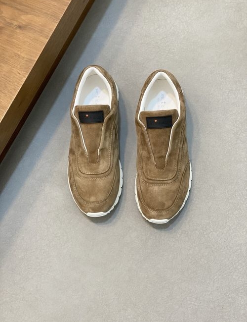 Kiton High-End Casual Sports Shoes, Soft Suede Leather