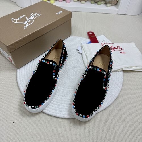 Christian Louboutin Low-top Spike Red Sole Shoes