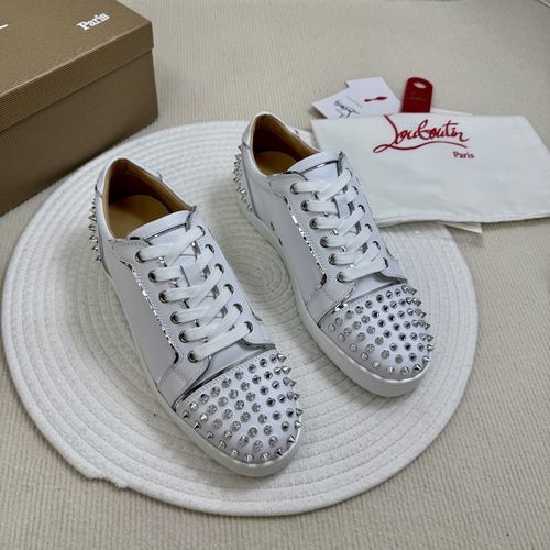 Christian Louboutin Low-top Spike Red Sole Shoes