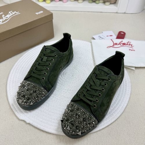 Christian Louboutin Low-top Spike Red Sole Shoes