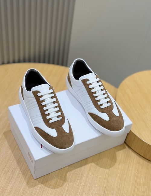 Brionia Suede Leather Striped Casual Sneakers