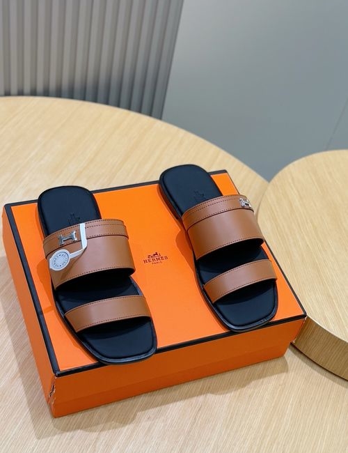 Hermes Leather Sandals Genuine Leather Sole