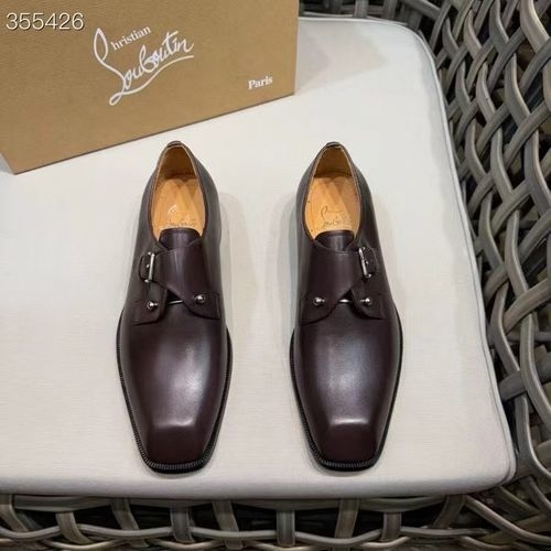 Christian Louboutin Classic Red Sole Formal Leather Shoes