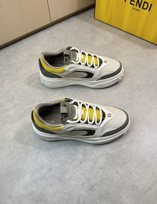 Fendi Premium Leather Casual Sneakers
