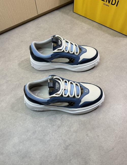 Fendi Premium Leather Casual Sneakers