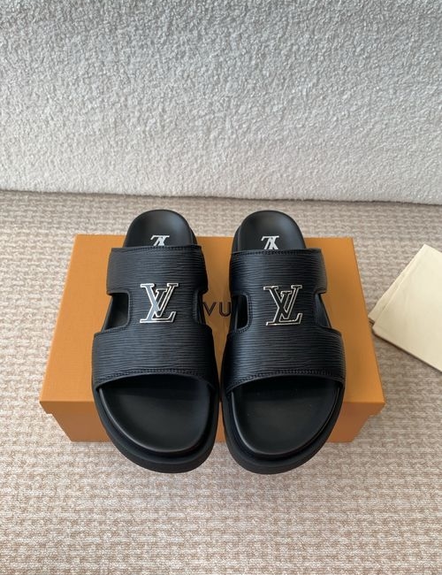Louis Vuitton LV Monogram Hook And Loop Slippers