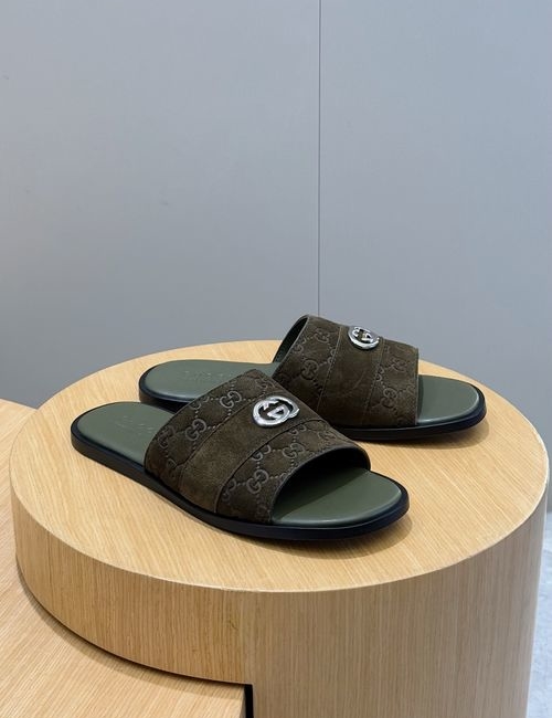 Gucci Lido Series Leather Slides