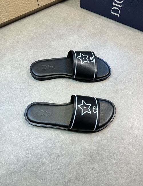 Christian Dior CD Printed Pattern Casual Slides