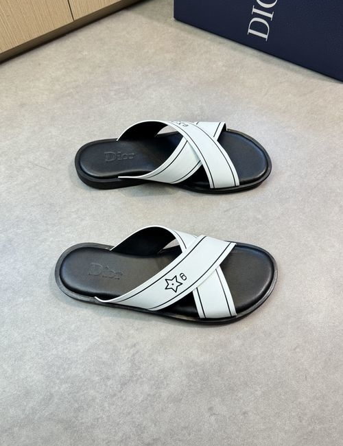 Christian Dior CD Printed Pattern Casual Slides