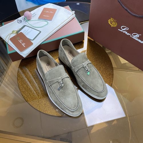 Loro Piana LP Suede Mules With Non-slip Rubber Sole
