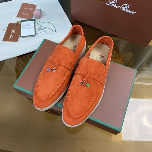 Loro Piana LP Suede Mules With Non-slip Rubber Sole