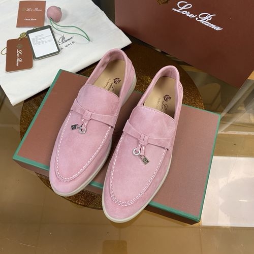 Loro Piana LP Suede Mules With Non-slip Rubber Sole