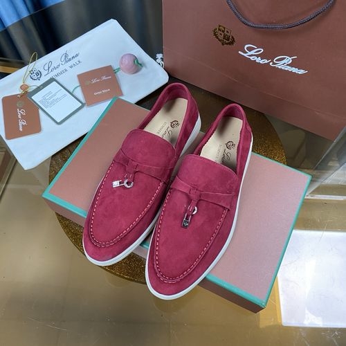 Loro Piana LP Suede Mules With Non-slip Rubber Sole