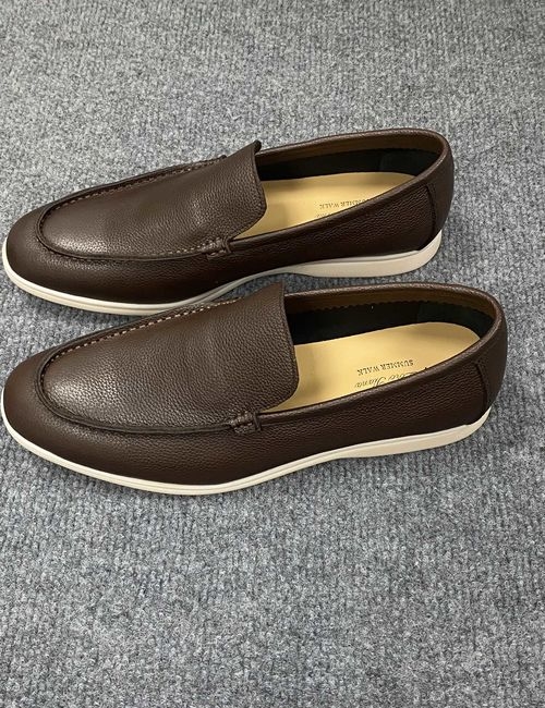 Loro Piana LP Leather Tassel Loafers With Rubber Sole