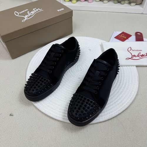 Christian Louboutin Low-top Spike Red Sole Shoes