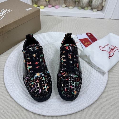 Christian Louboutin Low-top Spike Red Sole Shoes