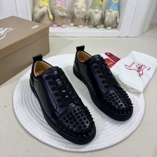 Christian Louboutin Low-top Spike Red Sole Shoes