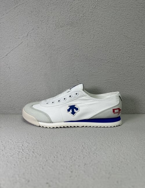 Descente Chron Retro Wear-resistant Casual Shoes Blue-white