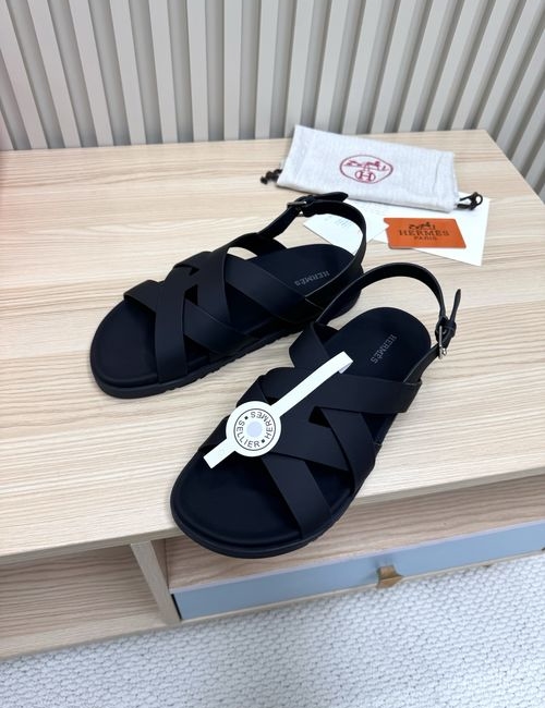 Hermes Snakeskin Sandals With Non-slip TPU Sole