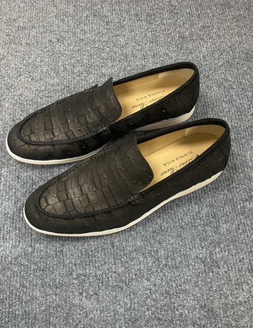 Loro Piana LP Suede Tassel Loafers With Rubber Sole