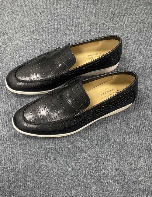 Loro Piana LP Suede Tassel Loafers With Rubber Sole