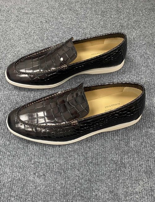 Loro Piana LP Suede Tassel Loafers With Rubber Sole
