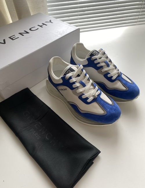 Givenchy Full Grain Leather Color-block Sneakers