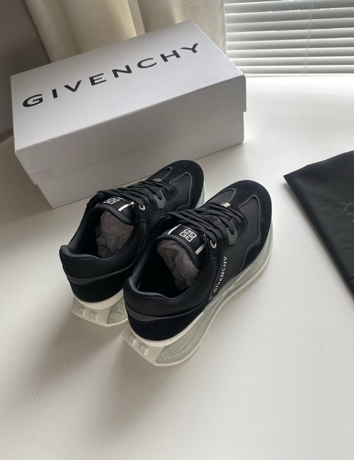 Givenchy Full Grain Leather Color-block Sneakers