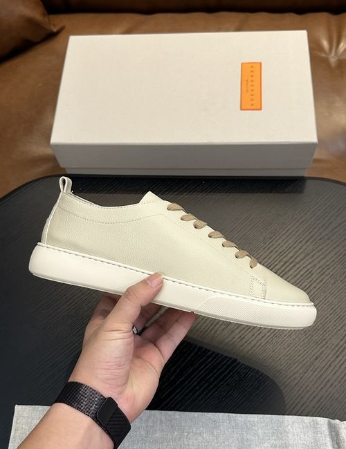 Henderson Baracco Cow Leather Casual Sneakers With Eva Sole