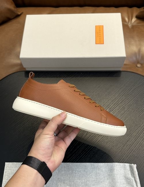 Henderson Baracco Cow Leather Casual Sneakers With Eva Sole