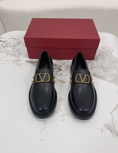 Valentino Logo-Embellished Loafers With Leather Lining