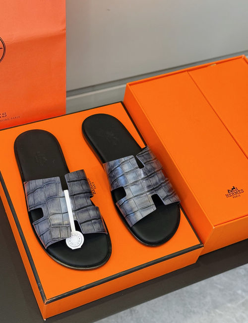 Hermes Classic Leather Sole Slides
