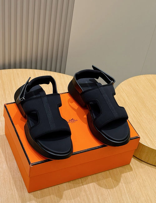 Hermes Electric Lightweight Leather Sandals