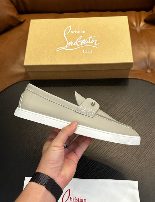Christian Louboutin Leather Sole Casual Sneakers
