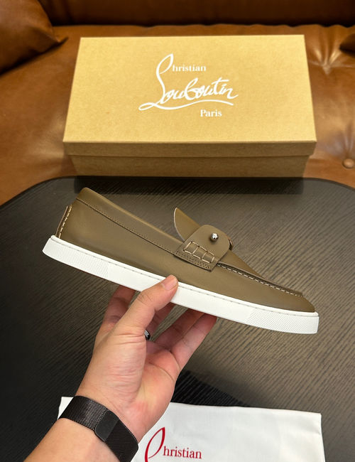 Christian Louboutin Leather Sole Casual Sneakers