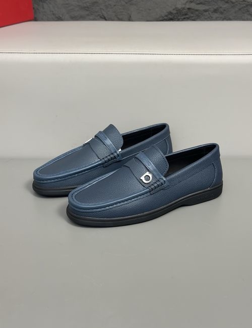 Ferragamo Soft Leather Loafers Non-slip Sole