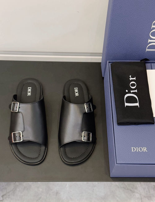 Christian Dior CD Aqua Sandals Oblique Print